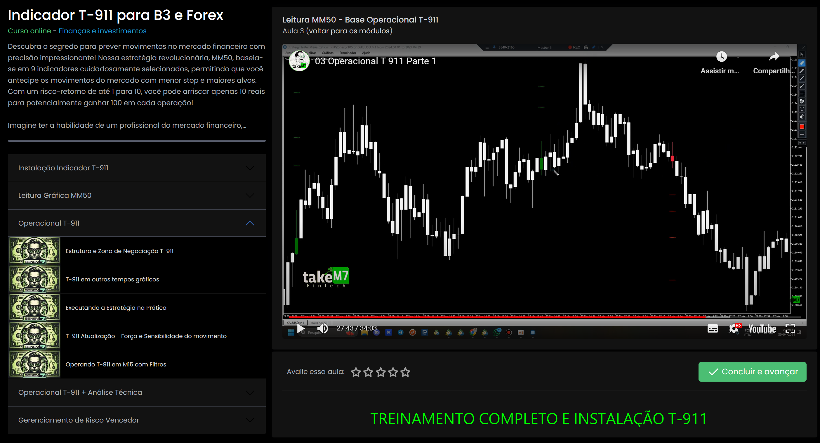 Treinamento Completo & Instalação